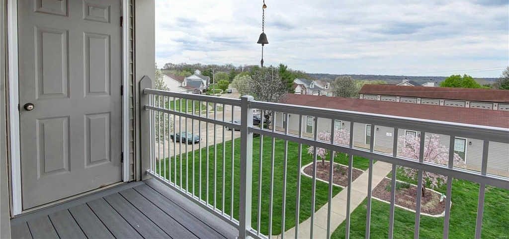 Covered deck off the living room